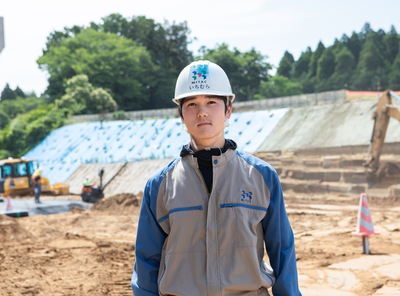 日に日に「盛り土」が高くなっていく様子を実感