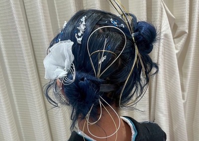 前撮りのヘアメイクをさせていただいております✨